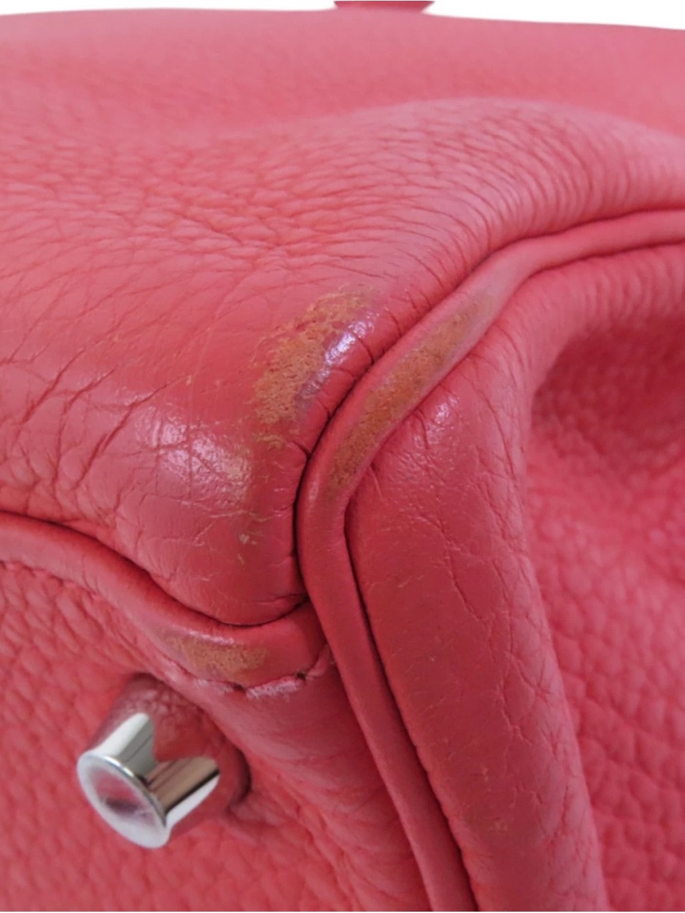 Authentic HERMES KELLY 35 pink clemence leather with strap - Picture 13 of 16